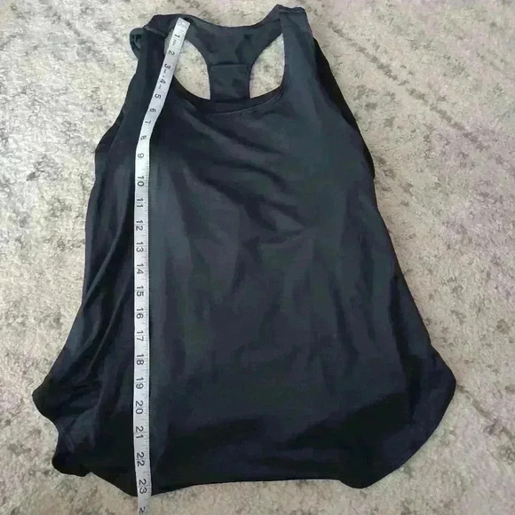 Fabletics Womens Black and White Eco-Conscious Built-In Bra Tank S - Picture 13 of 15